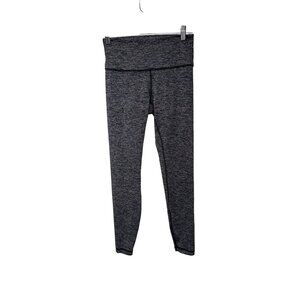 Lululemon Womens High-Waisted Heathered Gray Leggings Size 8